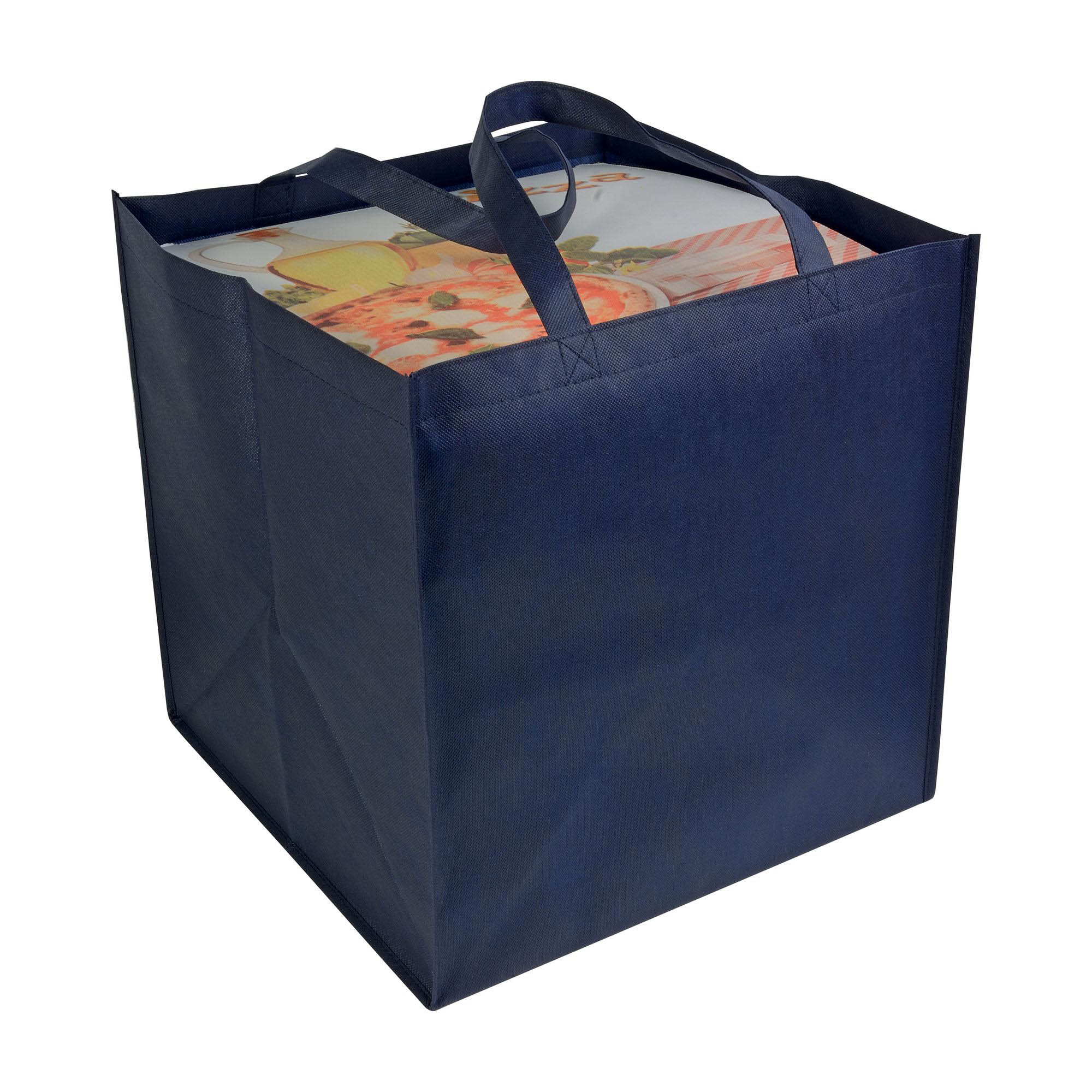 80 g/m2 non-woven fabric pizza shopping bag