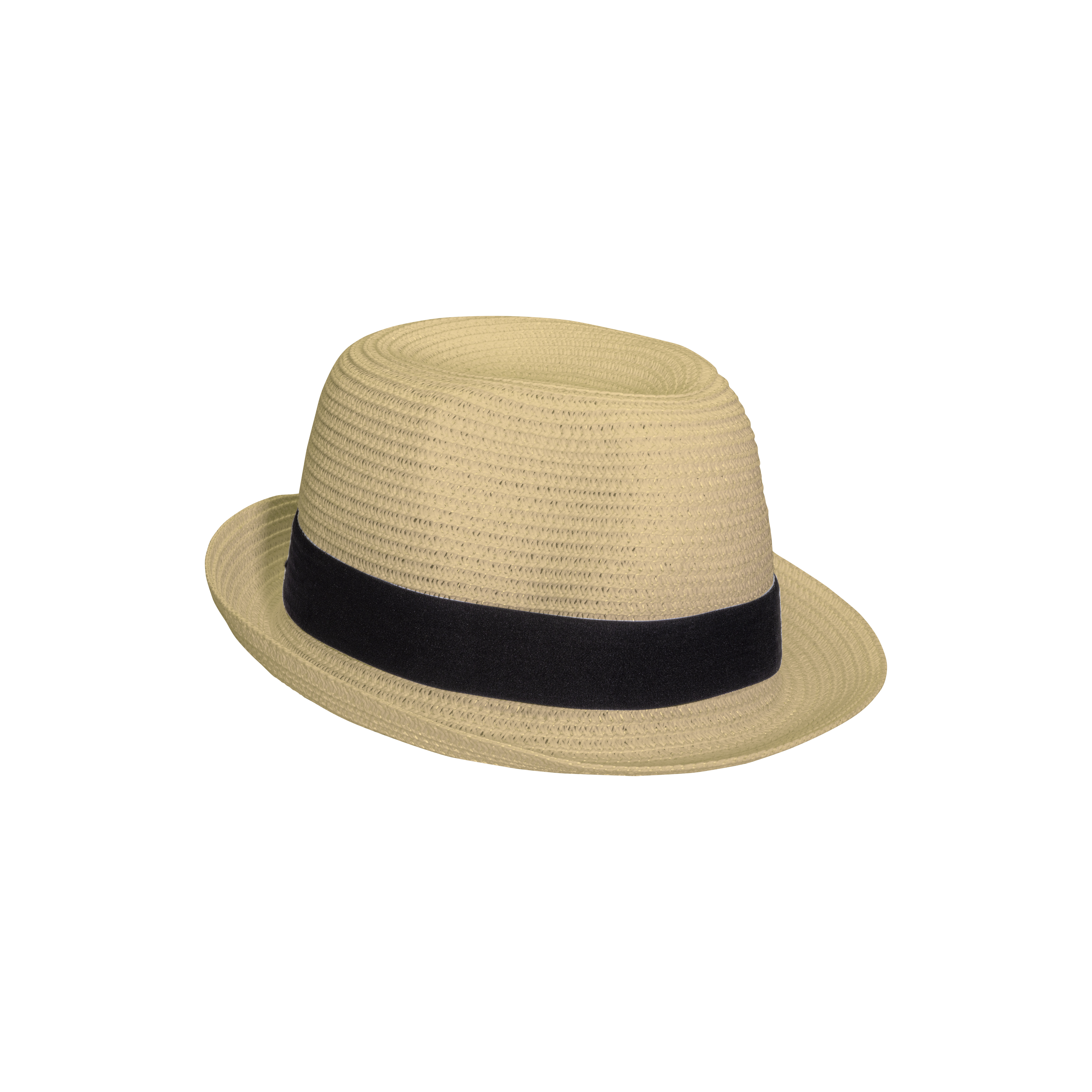 Paper and polyester hat with elastic band customizable