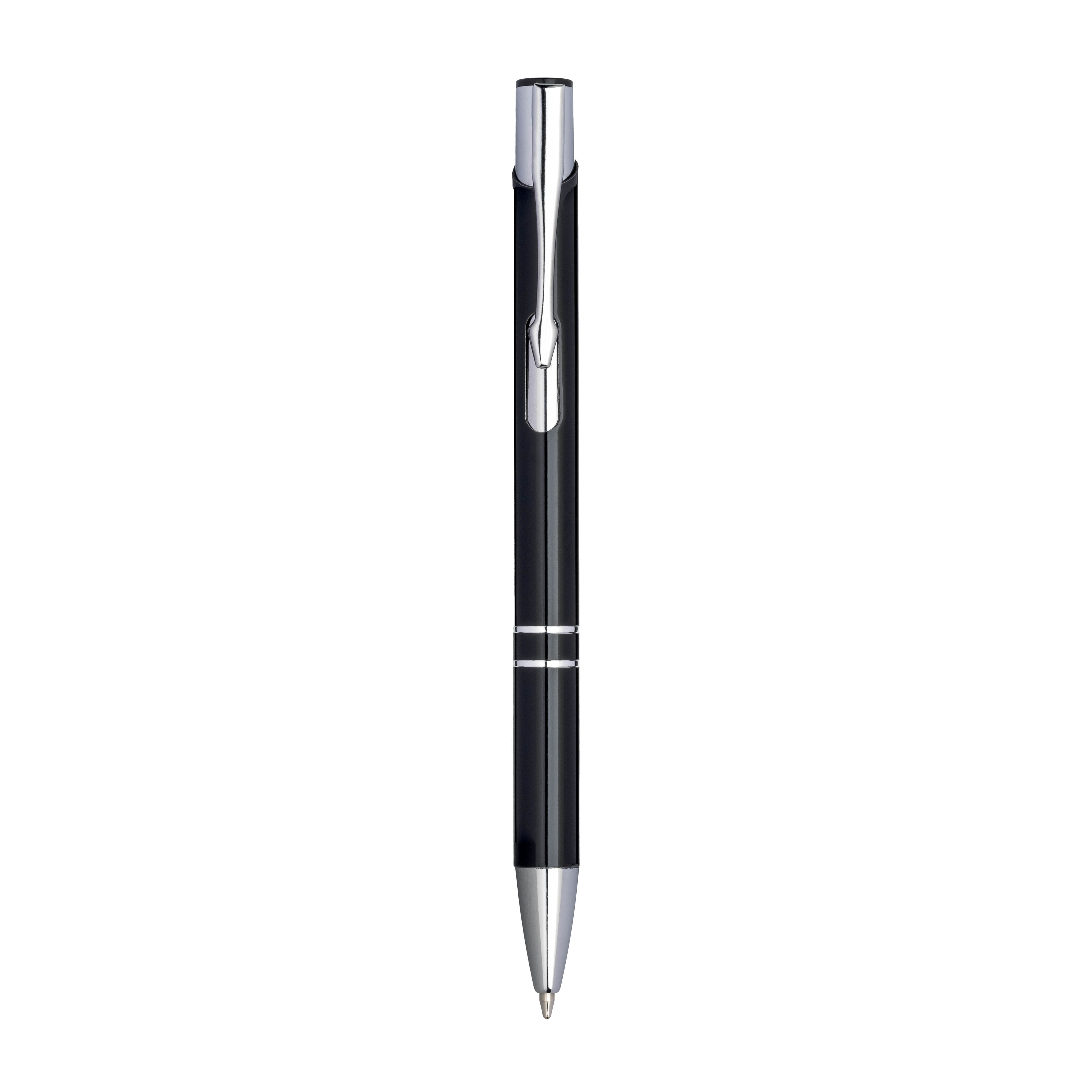 Recycled aluminium snap pen
