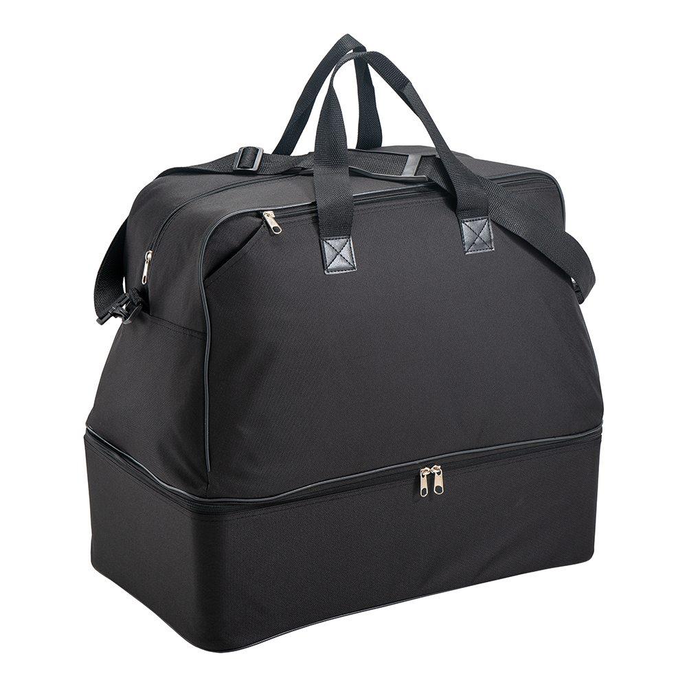 600D polyester sports/travel bag with shoe compartment (without tray)