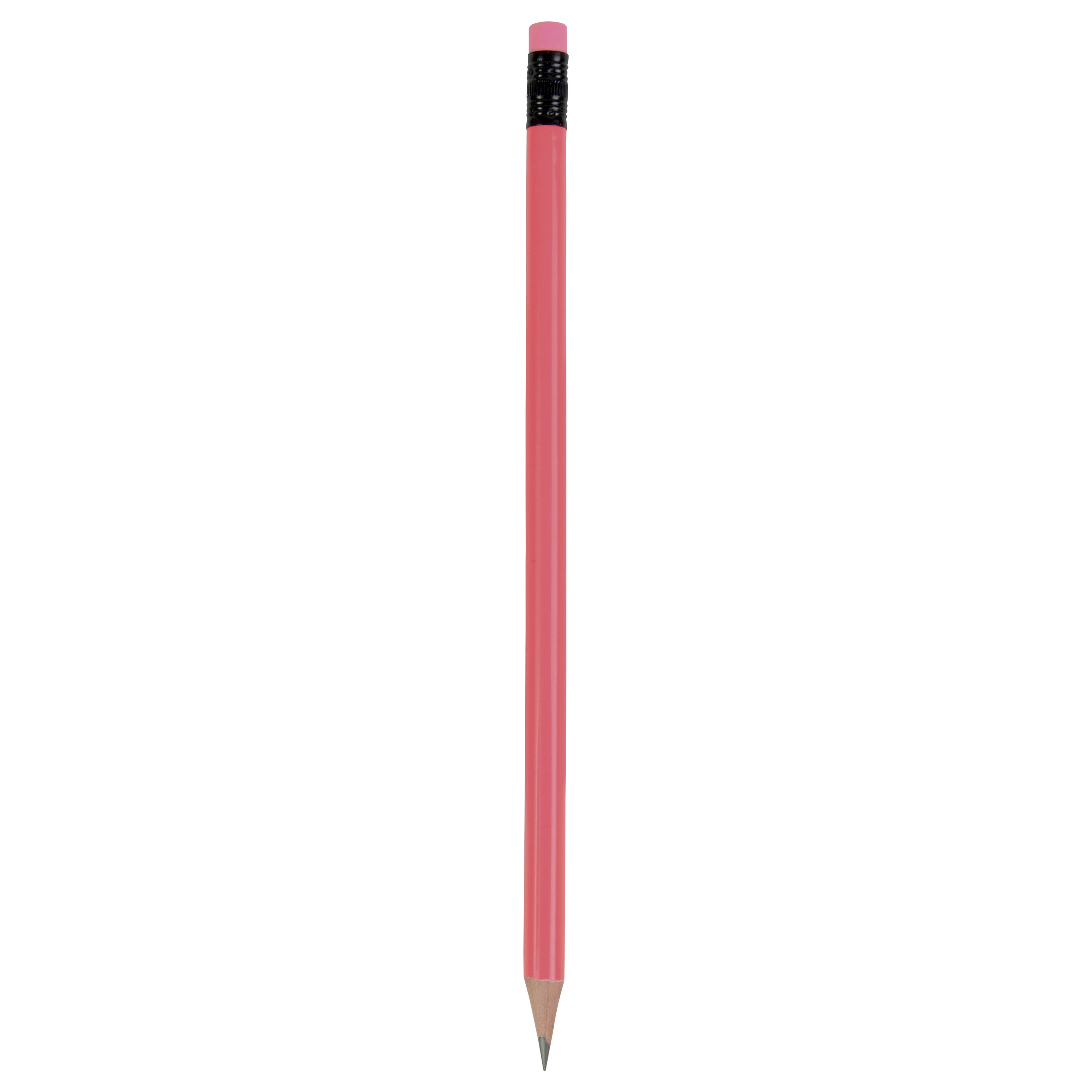 Wooden pencil with graphite lead, cylindrical cross-section