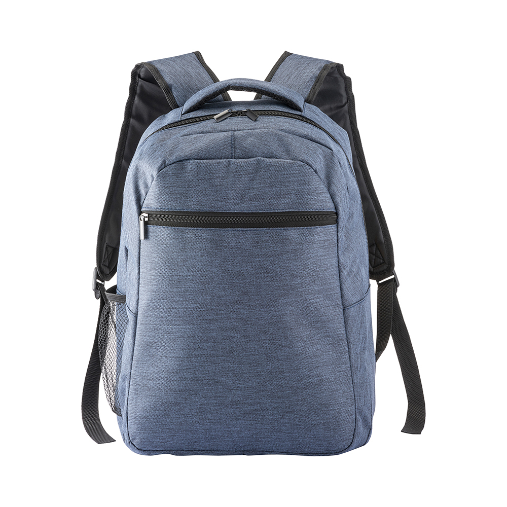 Rucsac pentru laptop (15'') din poliester cu efect melanj — fotografia 2