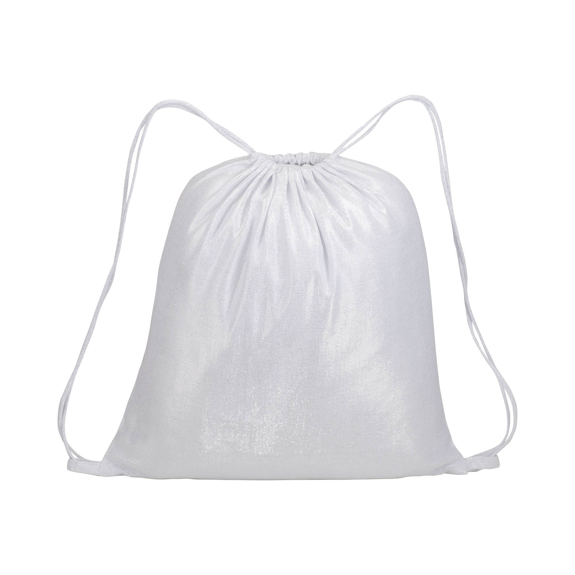 Rucsac strălucitor din policoton, 150 g/m², 37 x 42 cm — fotografia 2