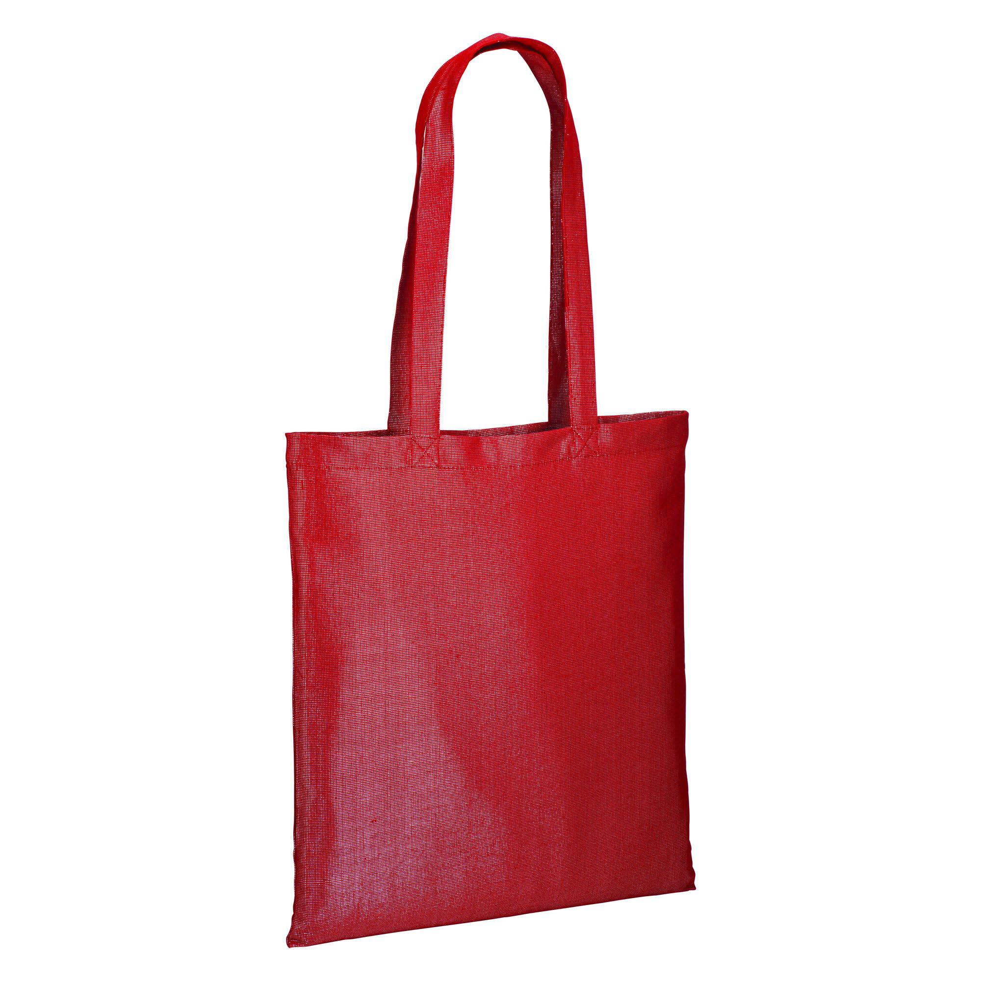 Geantă de cumpărături strălucitoare din policoton, 150 g/m² — fotografia 3