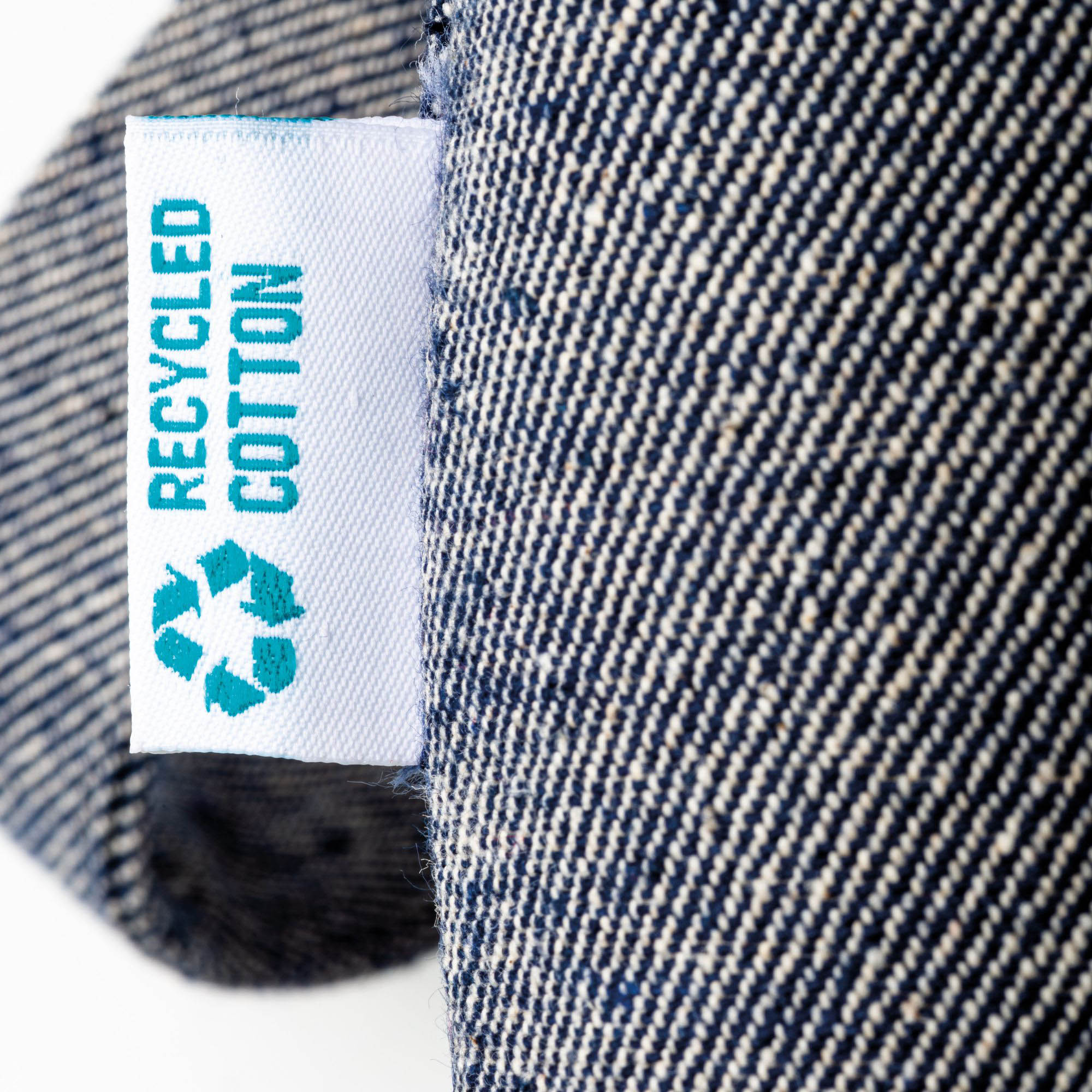 Pungă de cumpărături din bumbac reciclat, 280 g/m², cu mânere lungi — fotografia 4