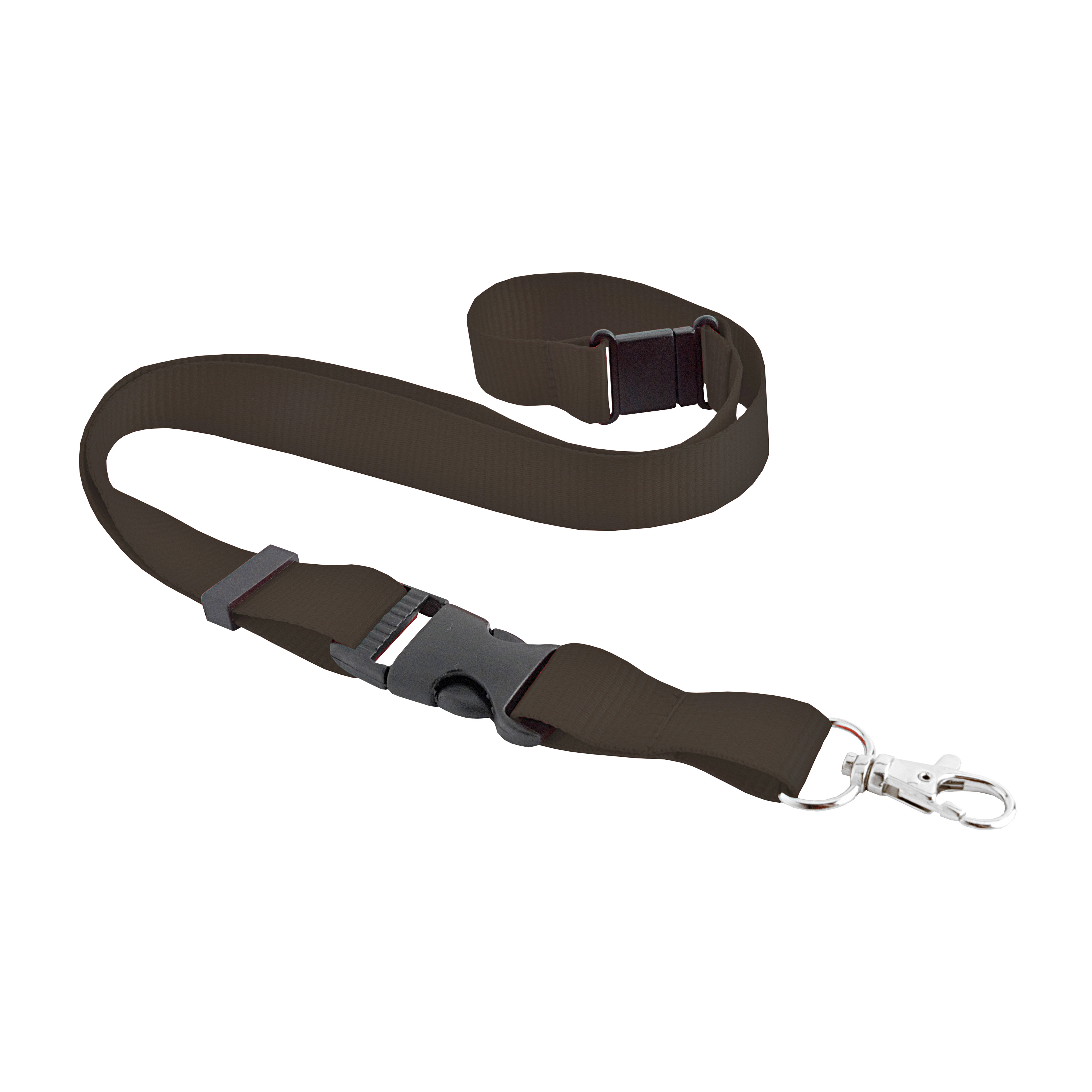 Lanyard with snap hook, safety release and key release clasps