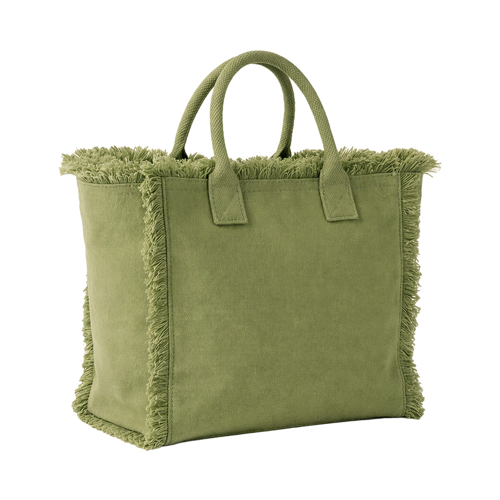 Cotton bag made of 450 g/m2 fabric. Equipped with zip closure and inner ...