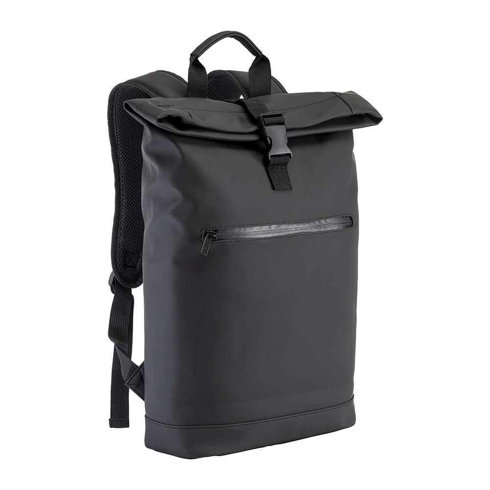 Rucsac pentru laptop din PU moale, rezistent la apă (15")