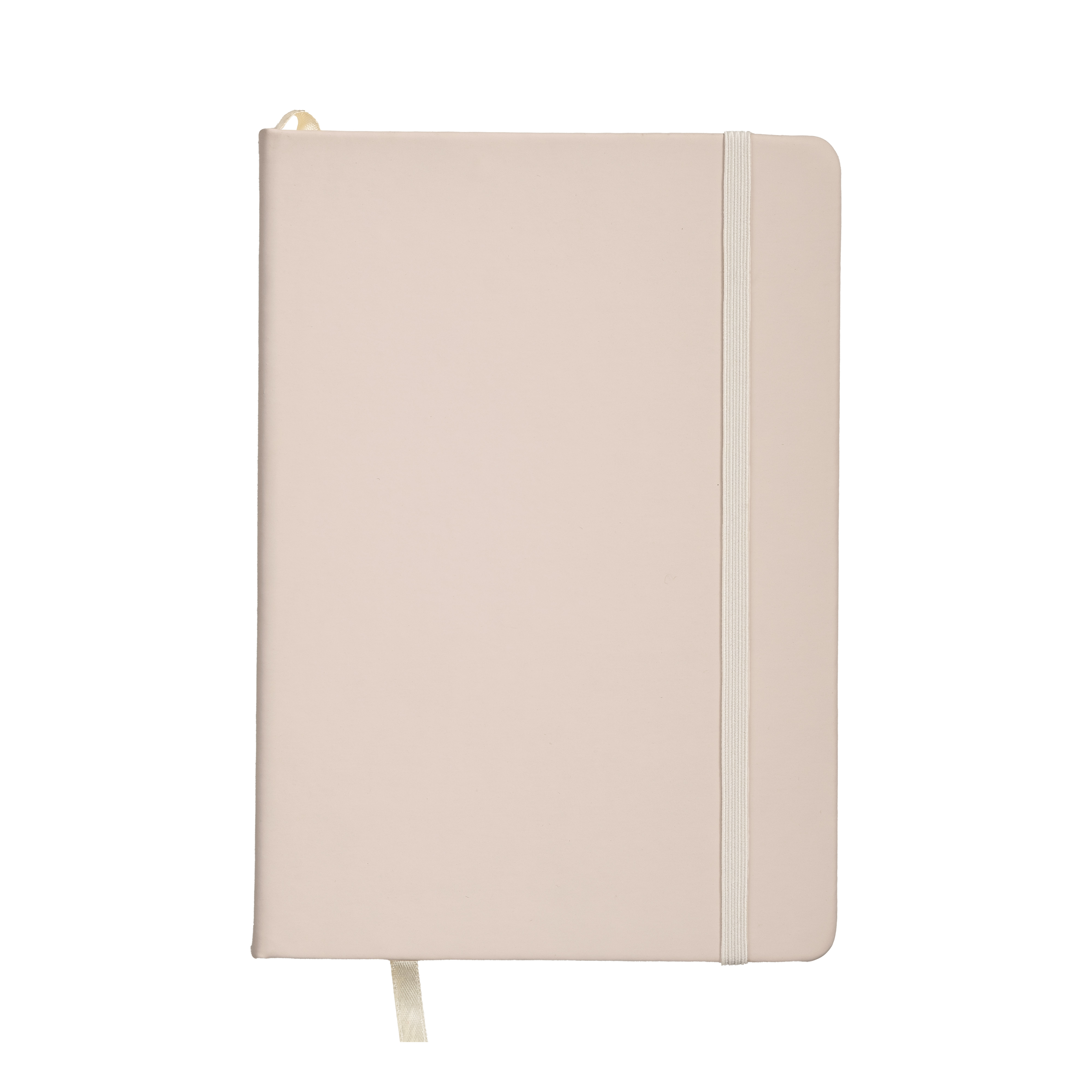 Notebook with PU cover Notebook with PU cover in pastel colors and elastic closure