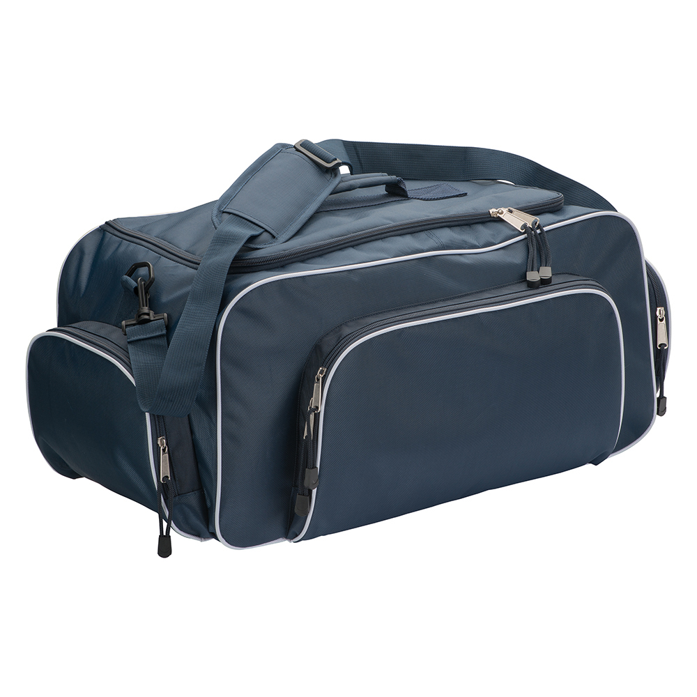 1680D polyester sports bag/backpack with adjustable shoulder strap, 2 compartments