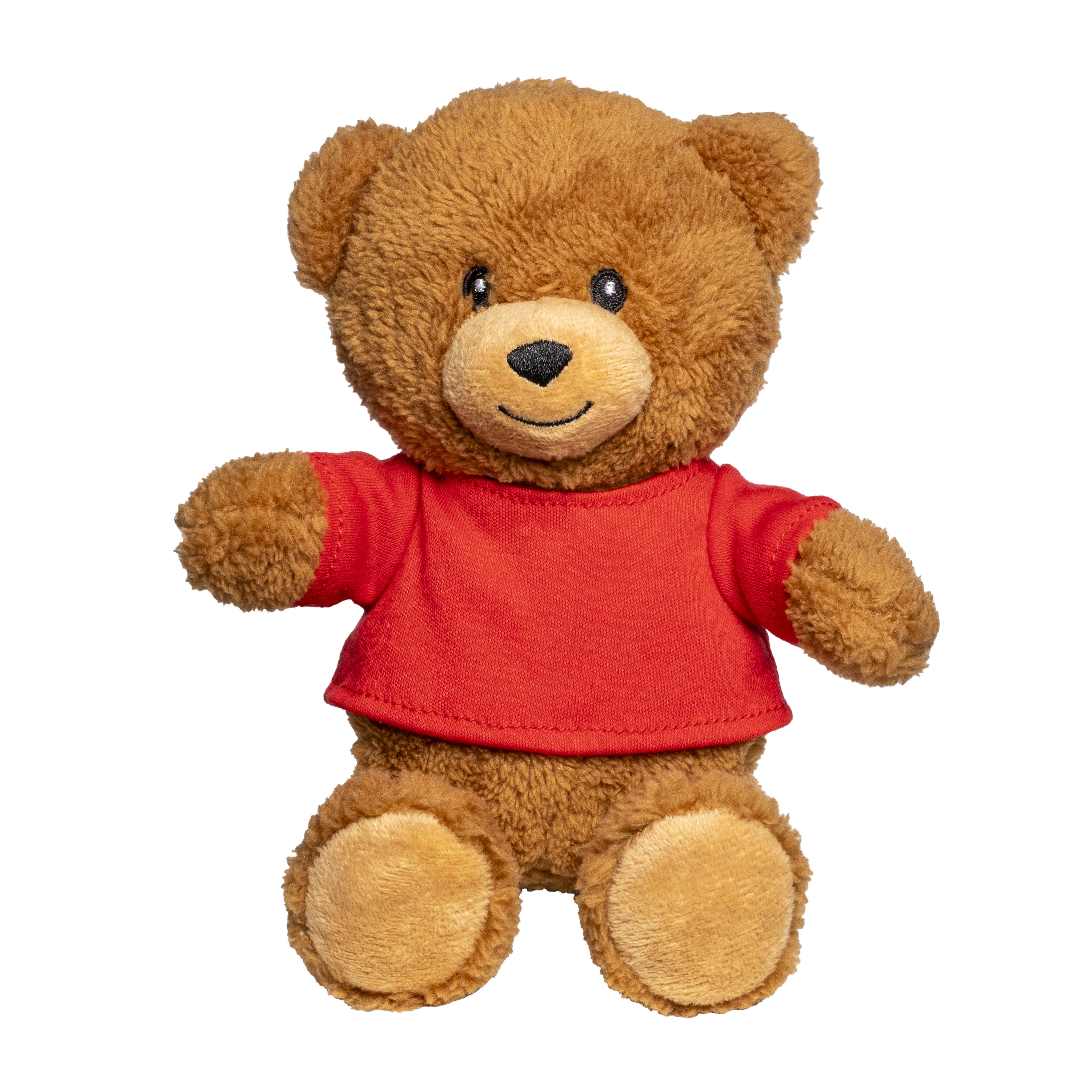 Polyester plush teddy bear with customizable t-shirt
