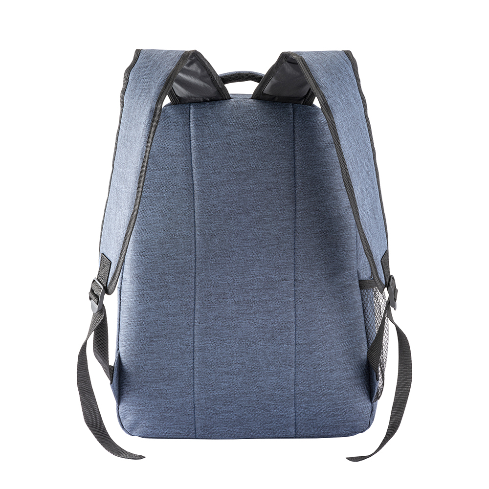 Rucsac pentru laptop (15'') din poliester cu efect melanj — fotografia 3