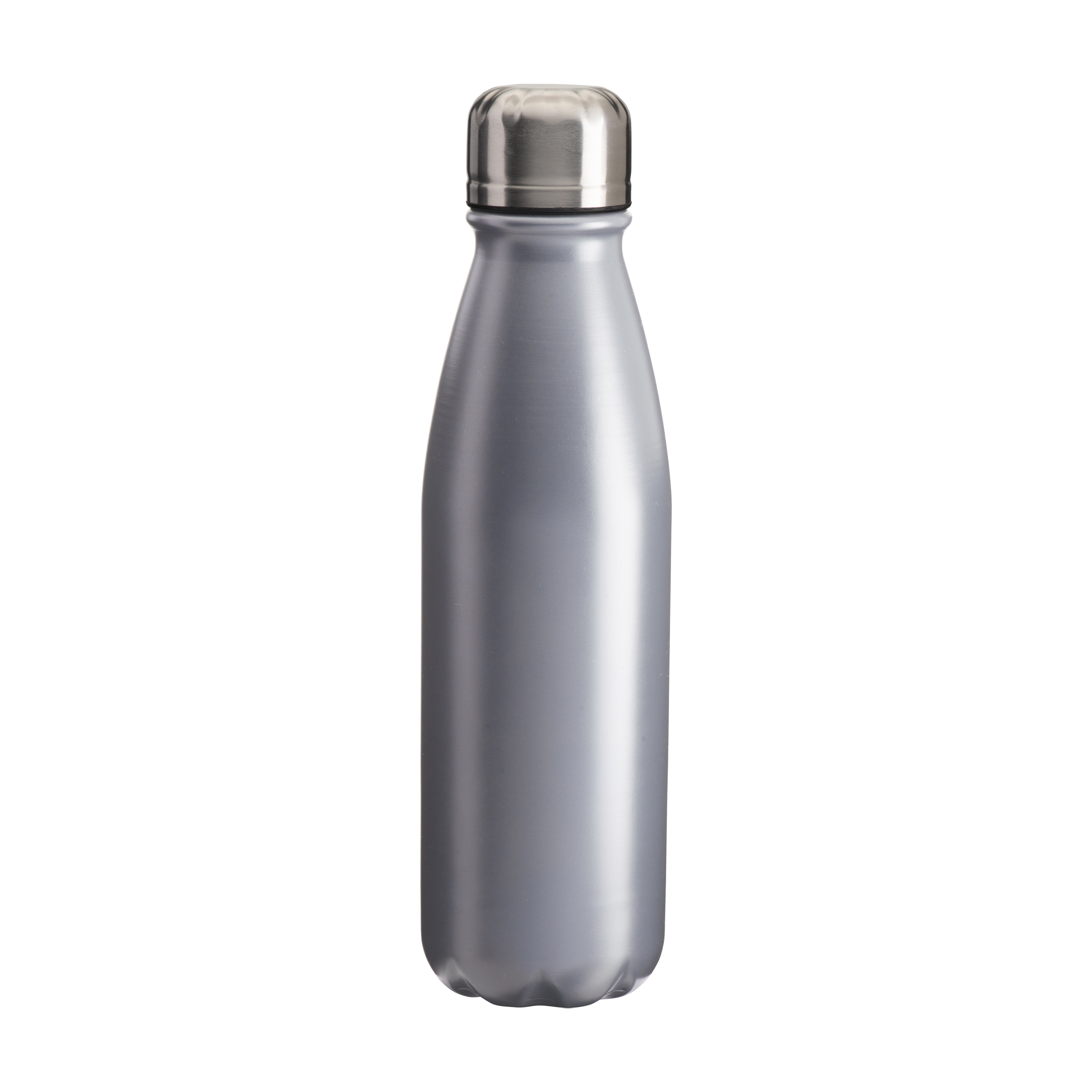 Aluminium sport bottle with steel lid , 500 ml