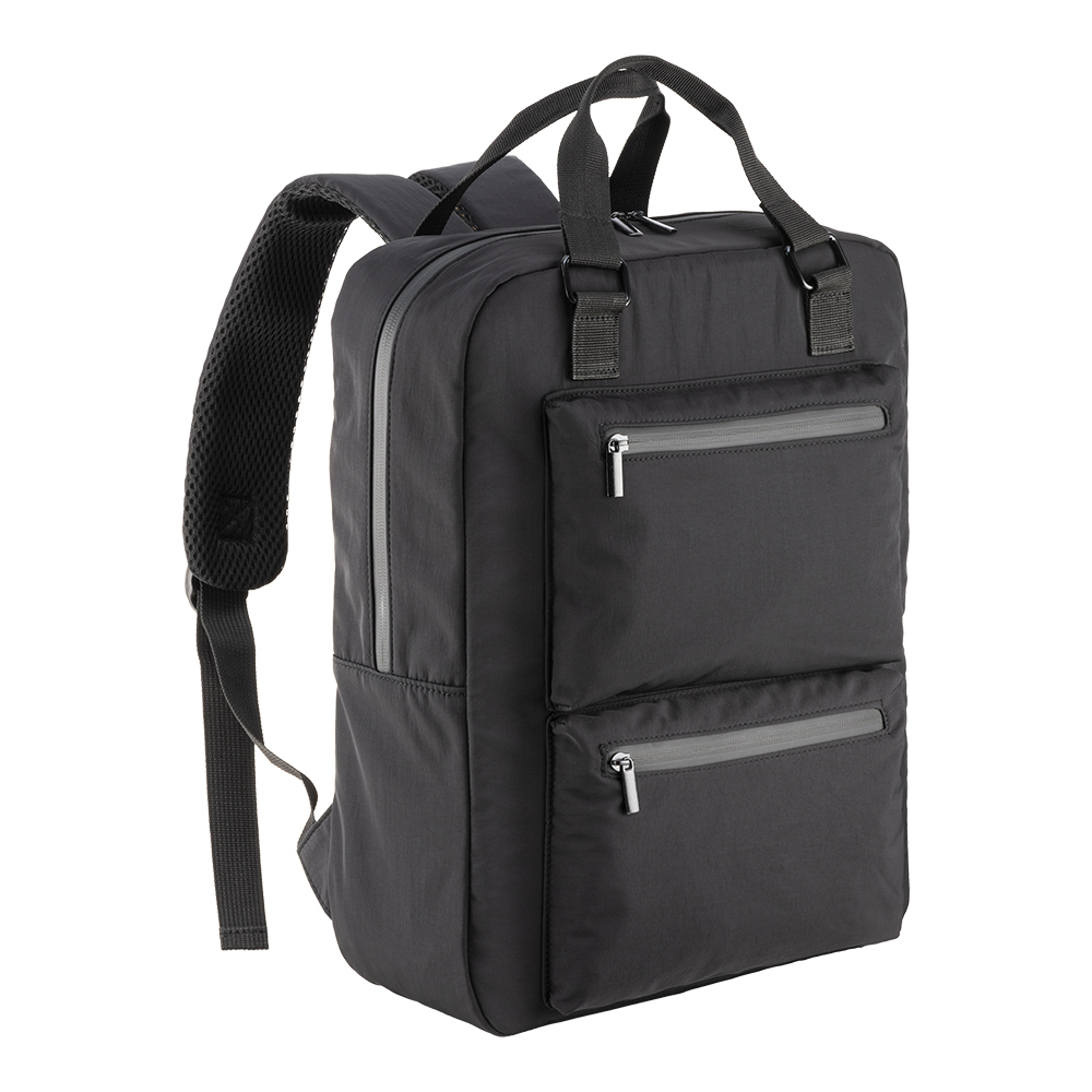 15 inch laptop backpack made of 70 percent polyester and 30 percent nylon 280D