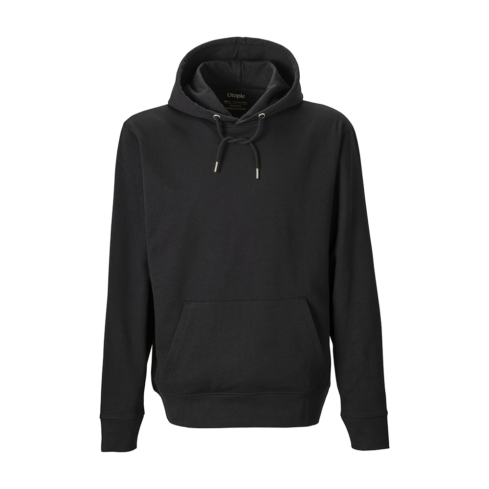 Unisex hoodie in regenerated cotton and polyester 280 g/m2