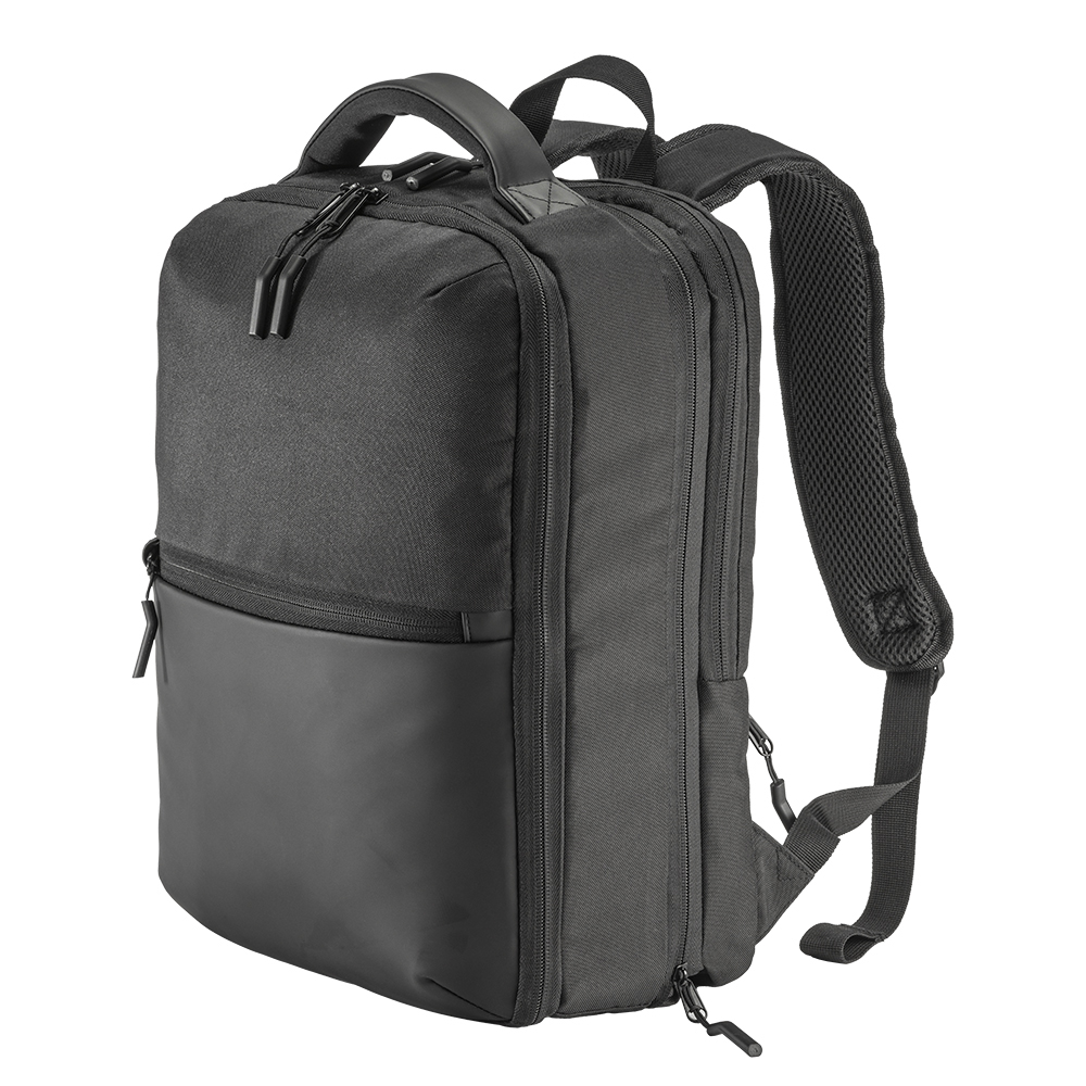 Cabin size travel backpack with laptop holder (15) in 600D polyester