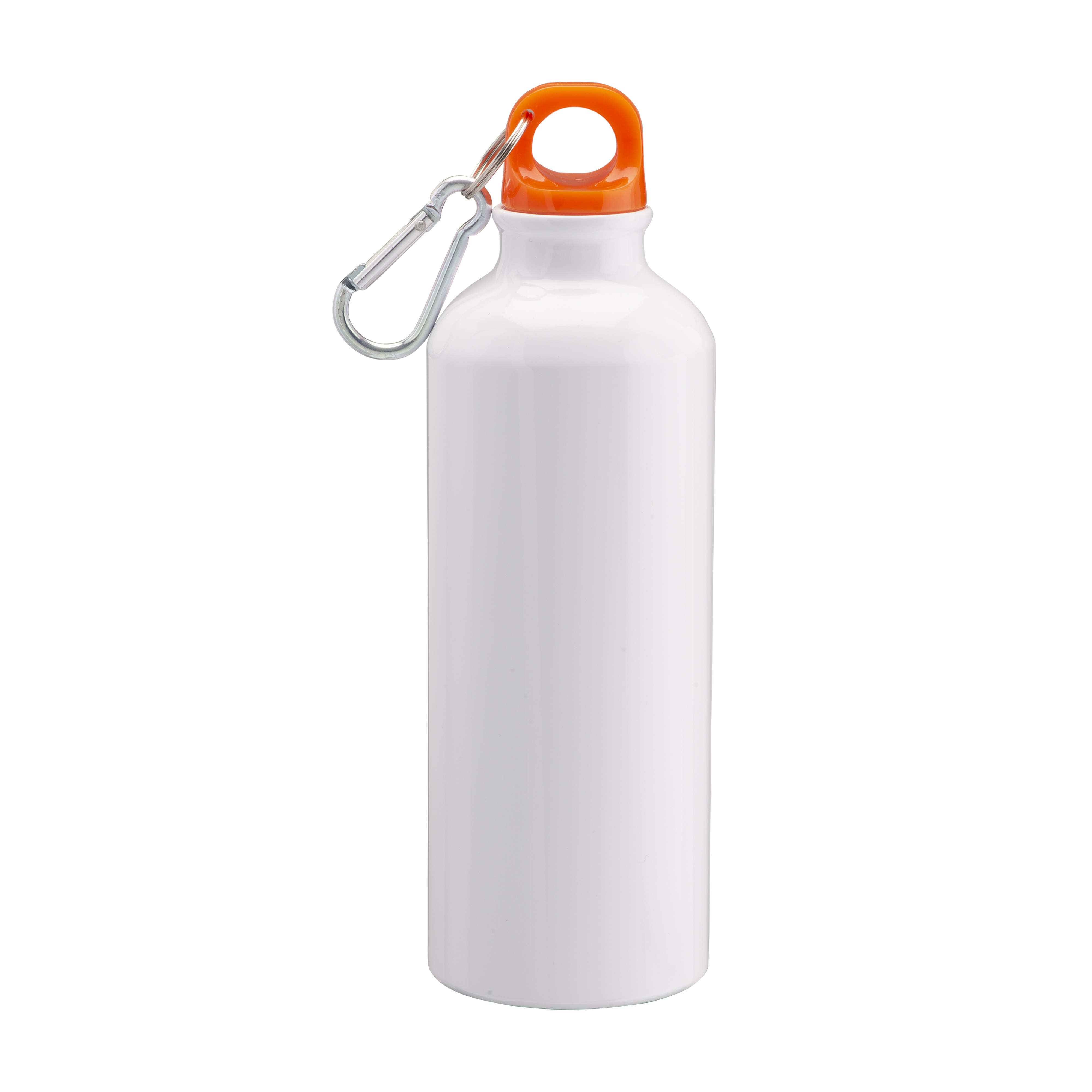 Aluminium sport bottle (500 ml) with carabiner