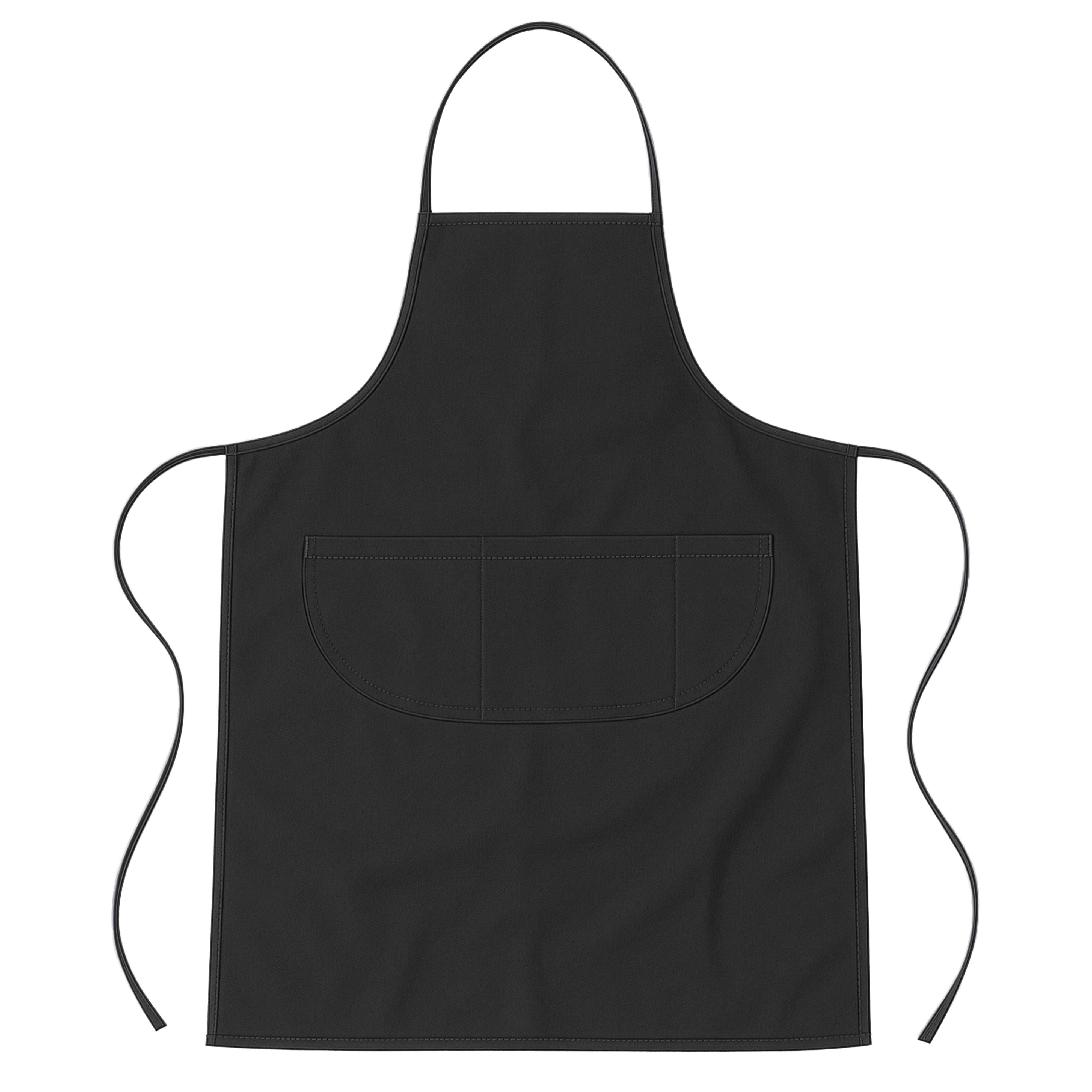 Long apron Made in Italy in cotton and polyester 200 g/m2