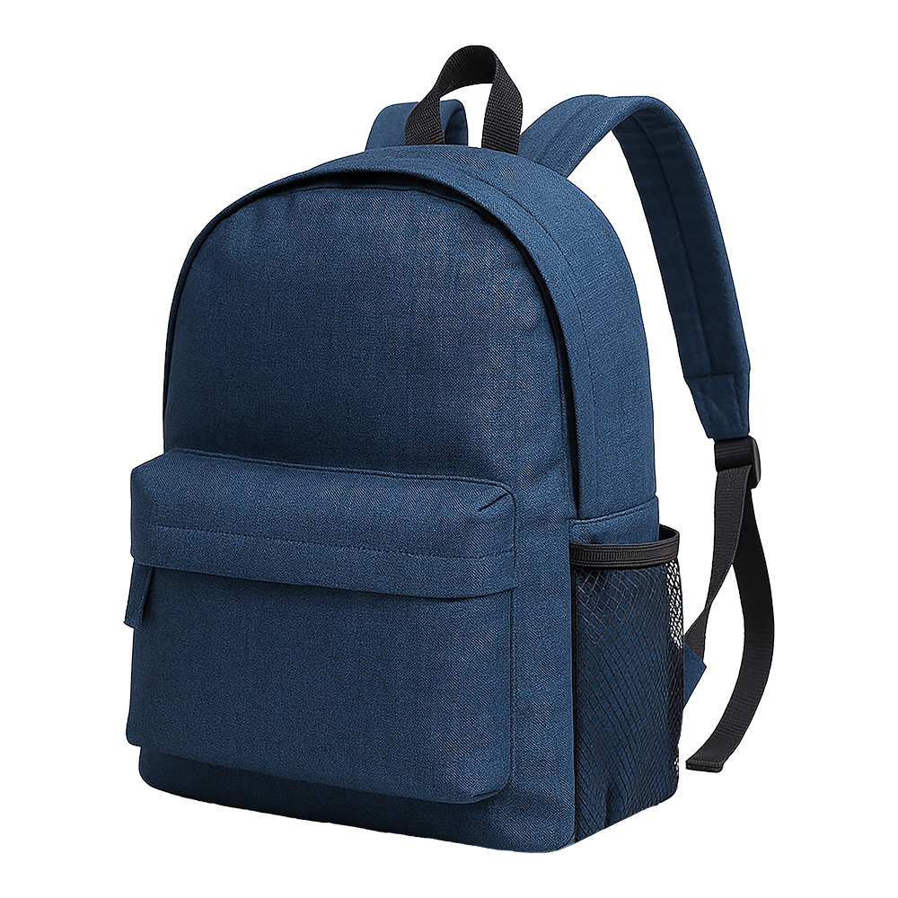 300D melange polyester backpack