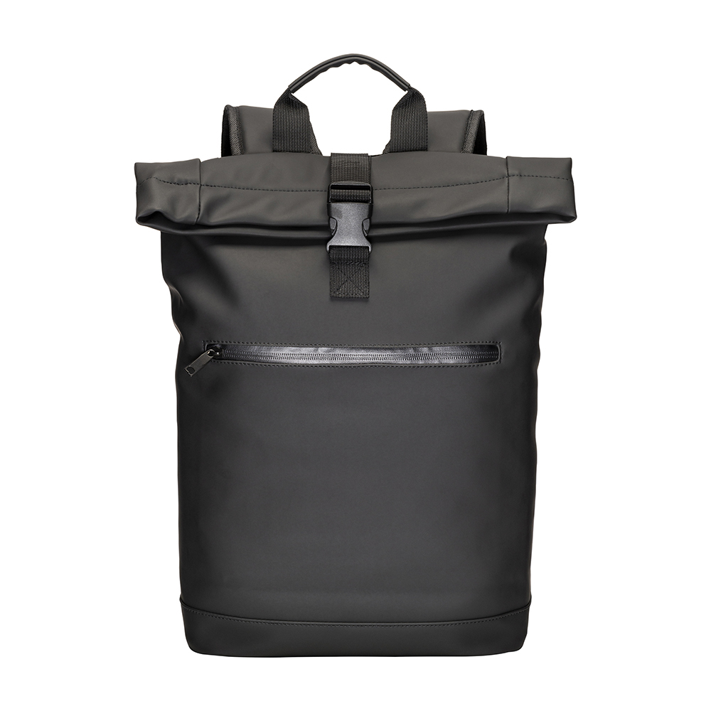 Rucsac pentru laptop din PU moale, rezistent la apă (15") — fotografia 2