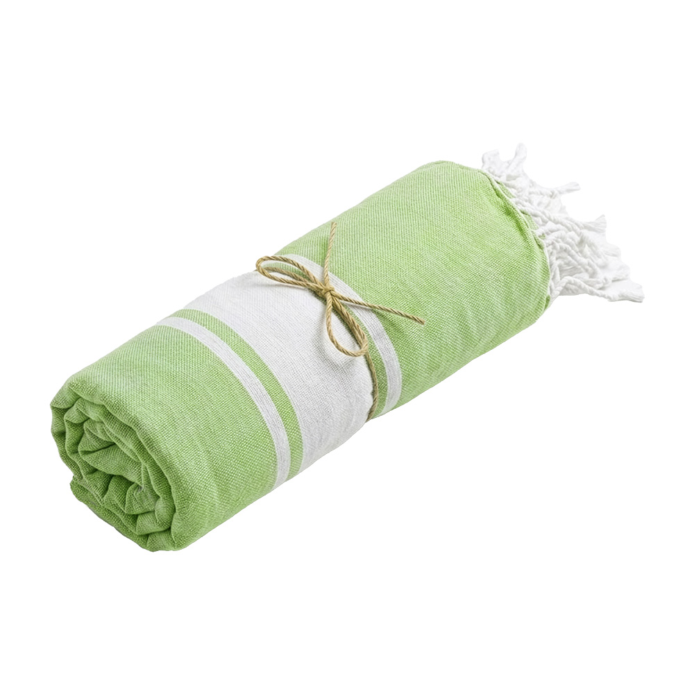 GRS-certified 150 g/m2 recycled cotton beach towel