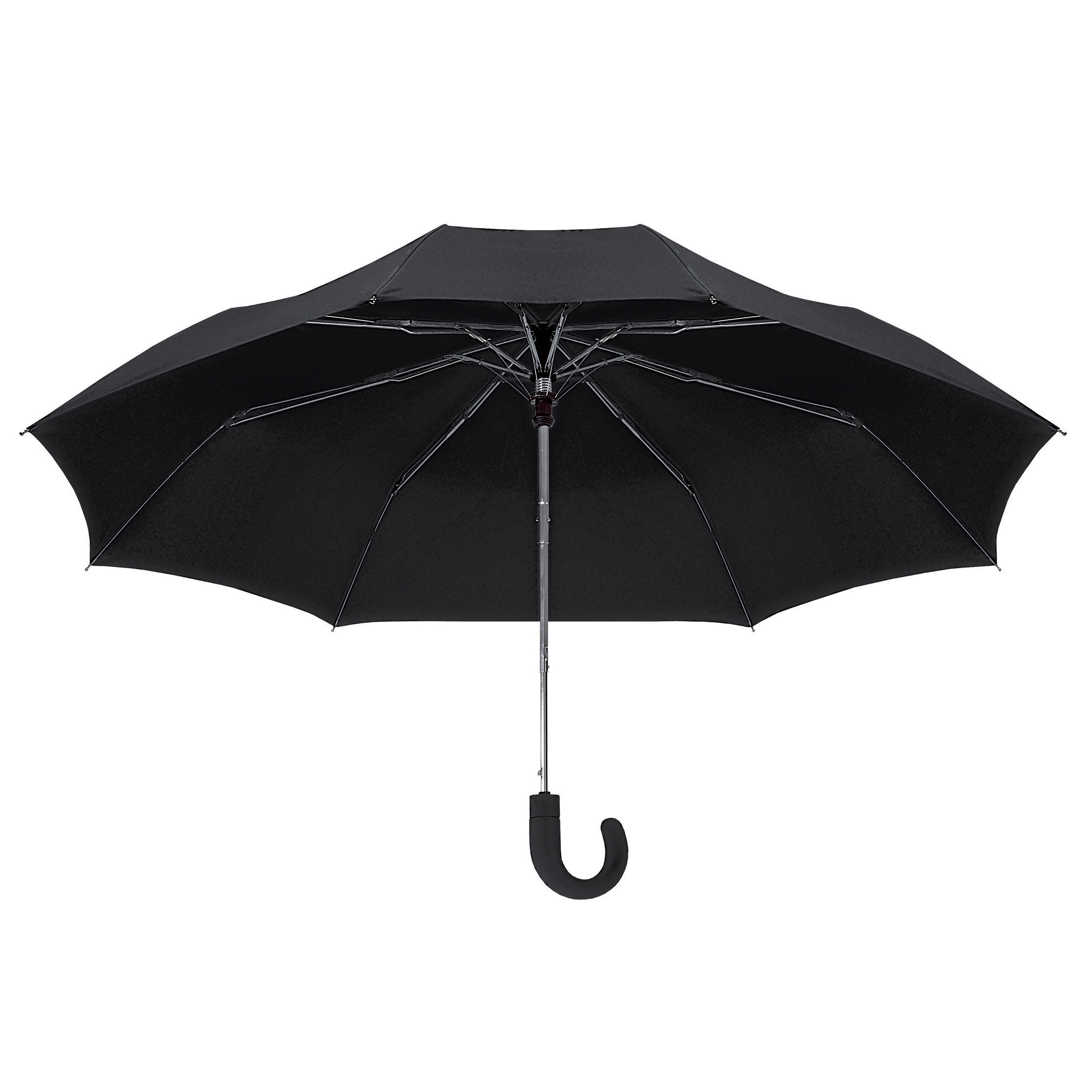 Foldable umbrella with automatic opening, made of 190T polyester, matching pouch included