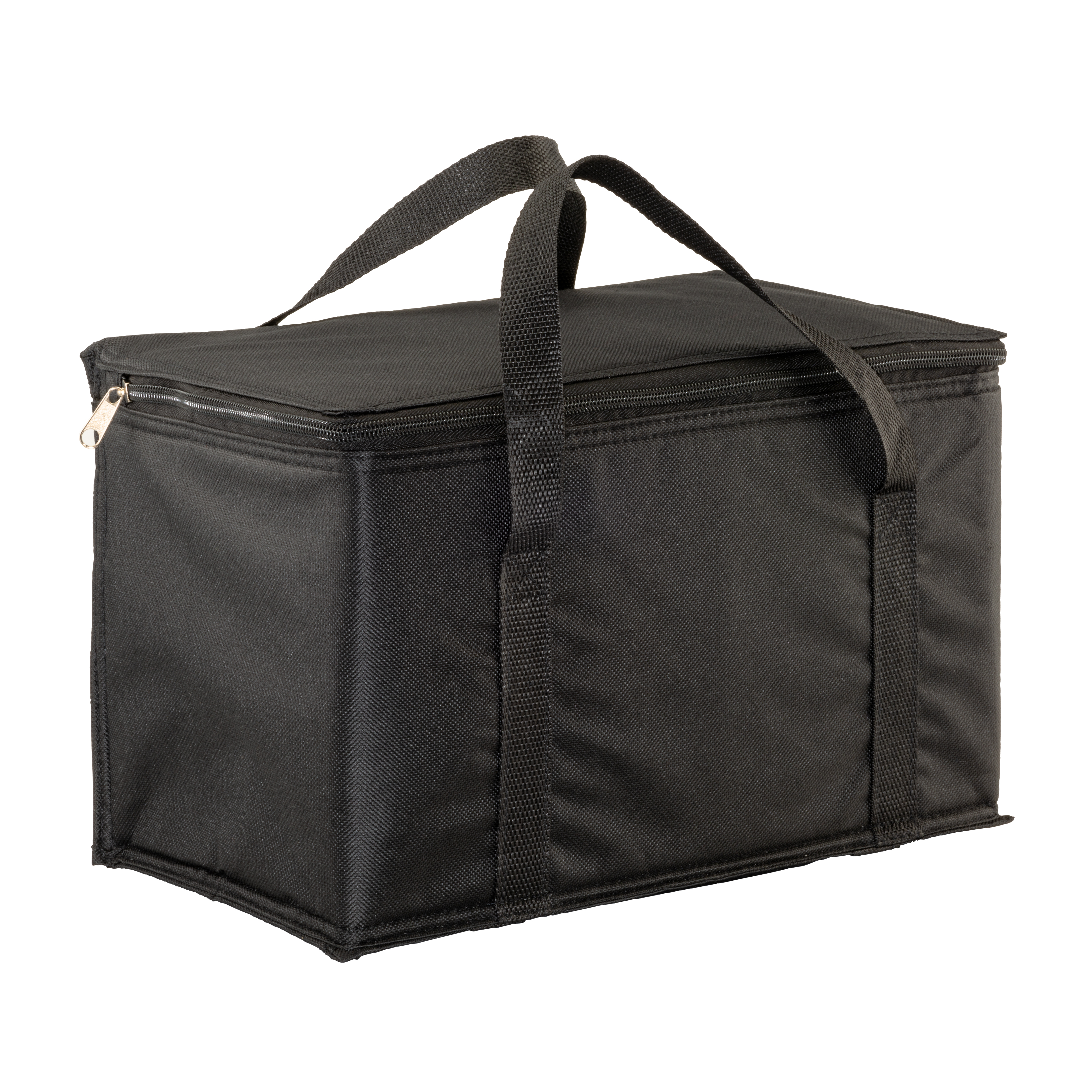 Cooler bag with silver interior