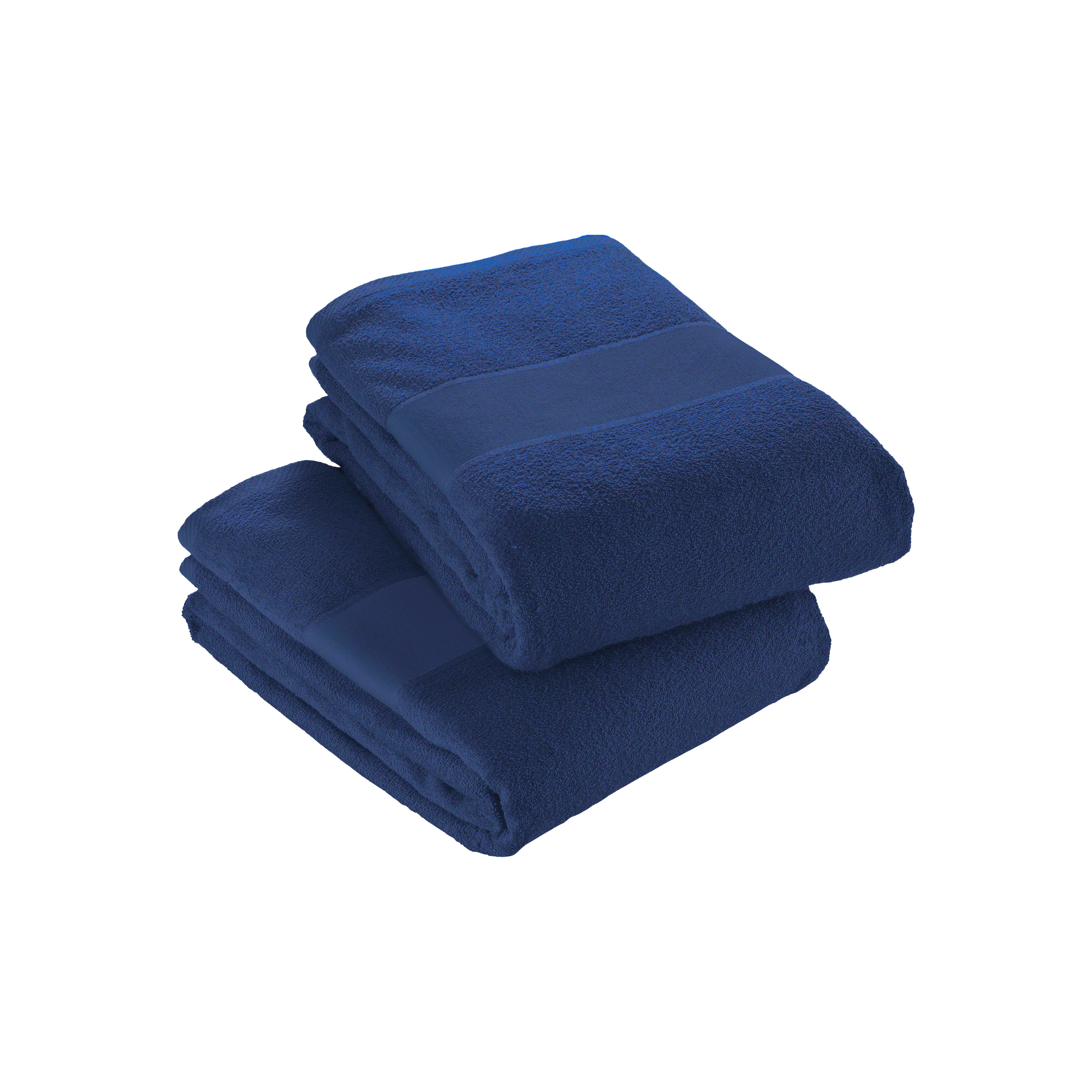 Terry cotton towel with printable band