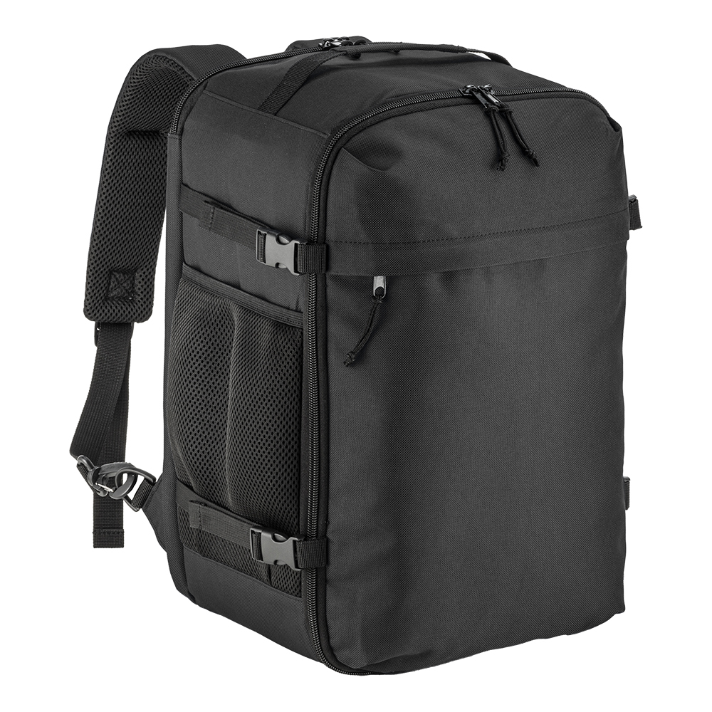 Cabin size travel backpack with laptop holder (15) in 600D polyester