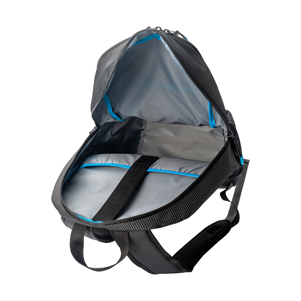 Rucsac din nailon Dobby pentru laptop, cu 3 buzunare — fotografia 4