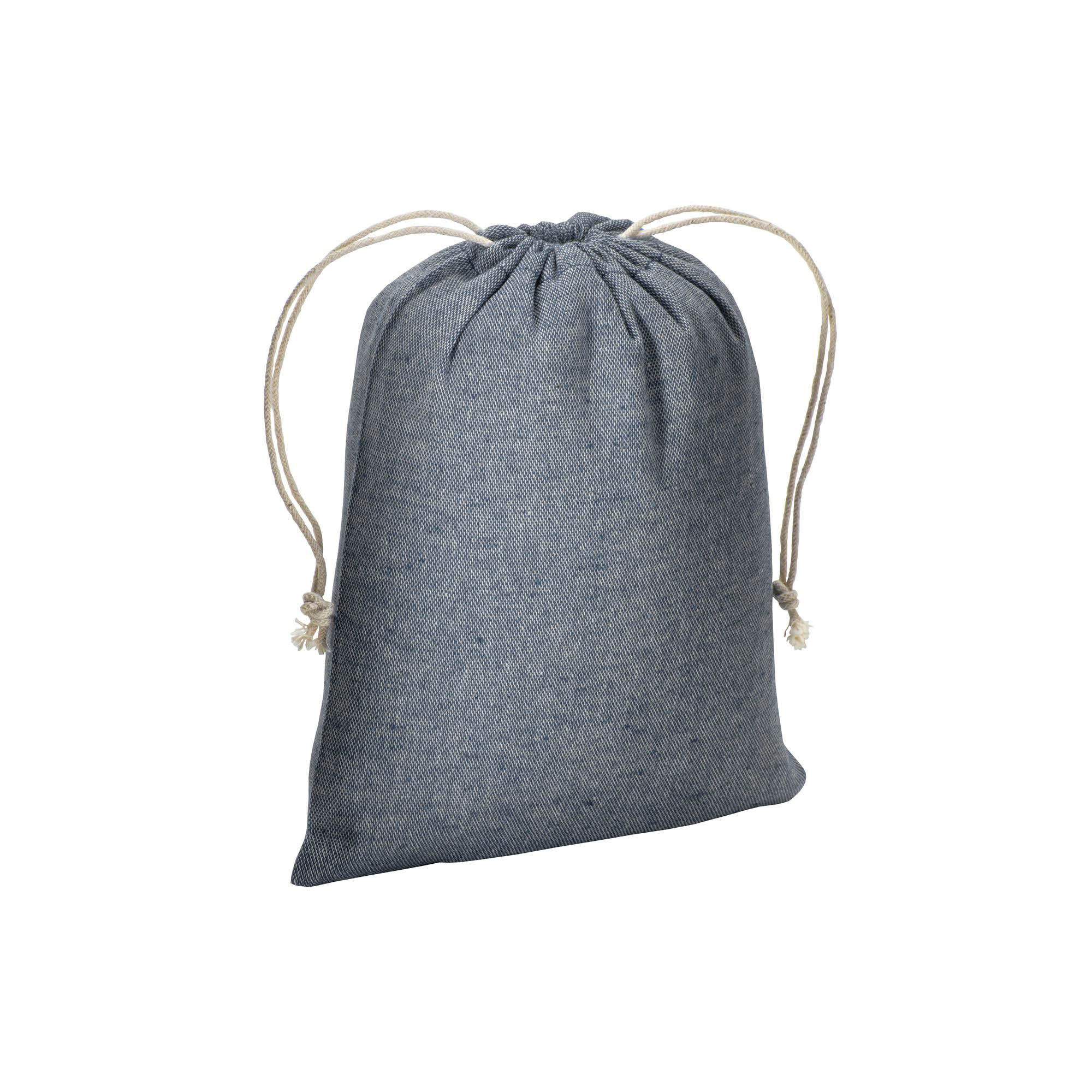 Pungă cadou din bumbac reciclat, 150 g/m², 15 x 20 cm