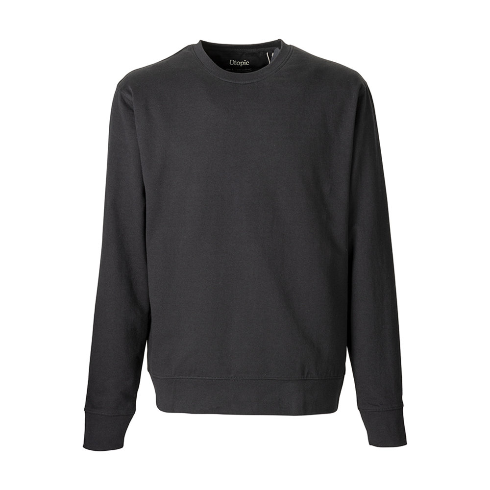 Unisex crewneck sweatshirt in 280 g/m2 regenerated cotton and polyester