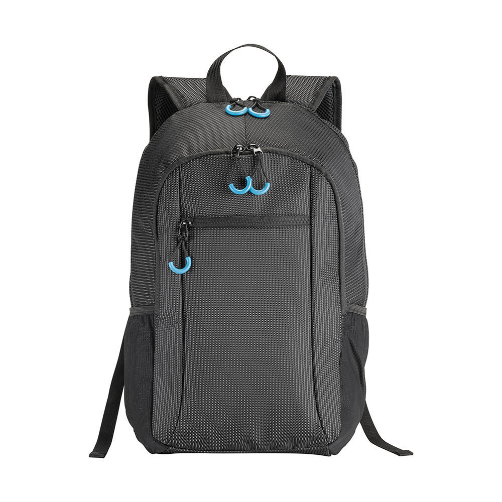 Rucsac din nailon Dobby pentru laptop, cu 3 buzunare — fotografia 2