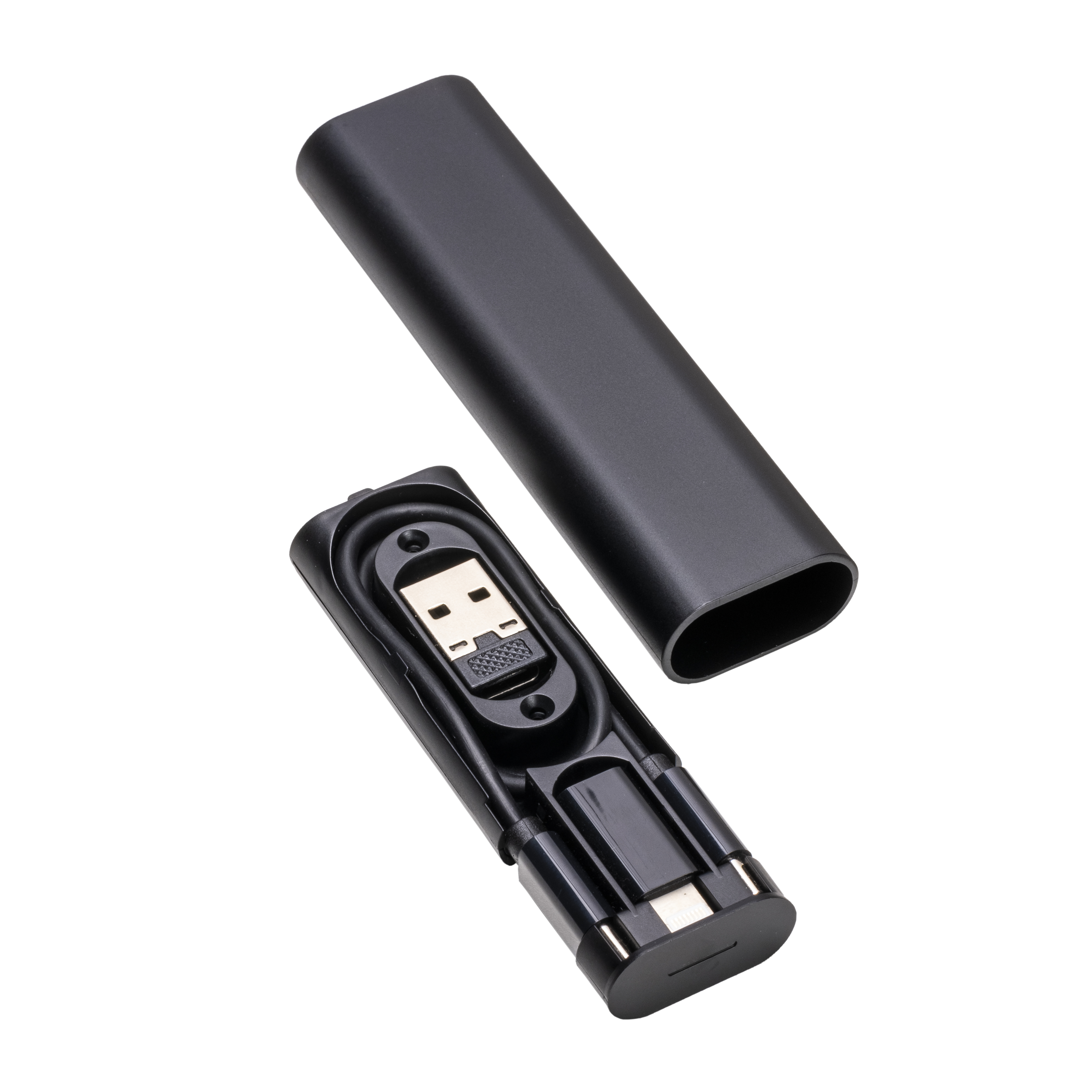 Cable set in plastic case